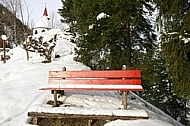 Bench furniture, Tannheim, Tyrol, Austria