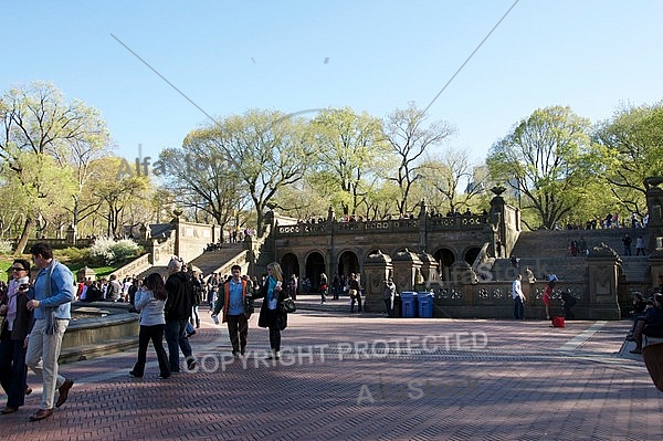 Bethesda Terrace, Central Park in New York City, United States