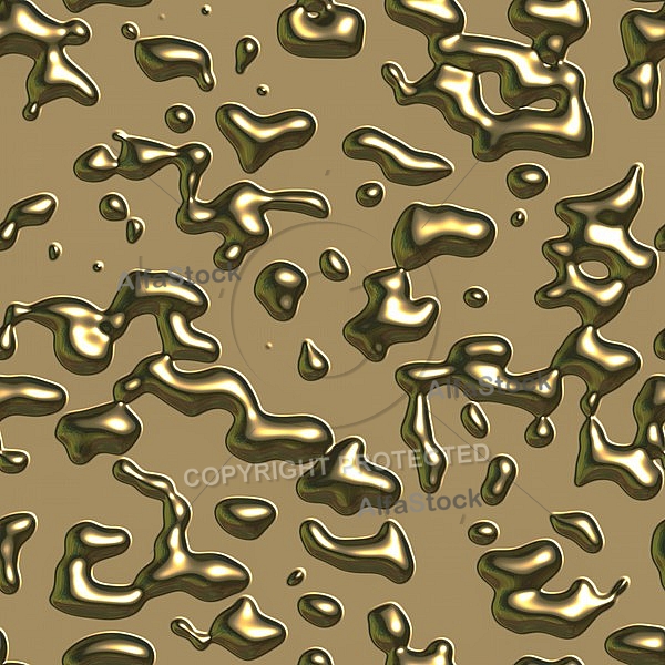 Drops of liquid gold background