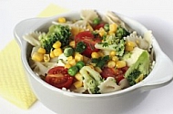 Pasta salad with vegetables