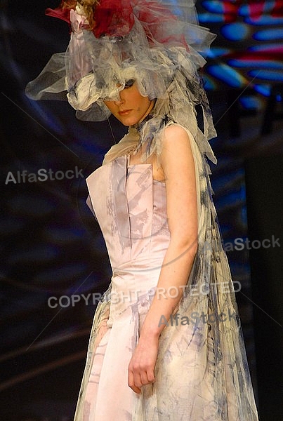 2007-03-04 Wella Fashionshow. Manier, Nemeth Aniko, Balak Timea, Budapest, Hungary