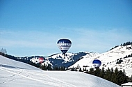 2010-01-23 Hot air balloon festival in the Tannheim Valley. Austria