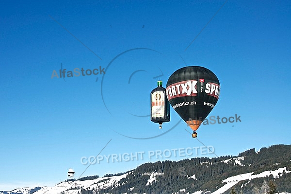 2010-01-23 Hot air balloon festival in the Tannheim Valley. Austria