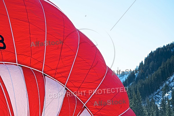 2010-01-23 Hot air balloon festival in the Tannheim Valley. Austria