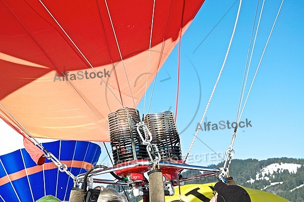 2010-01-23 Hot air balloon festival in the Tannheim Valley. Austria