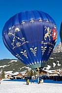 2010-01-23 Hot air balloon festival in the Tannheim Valley, Austria