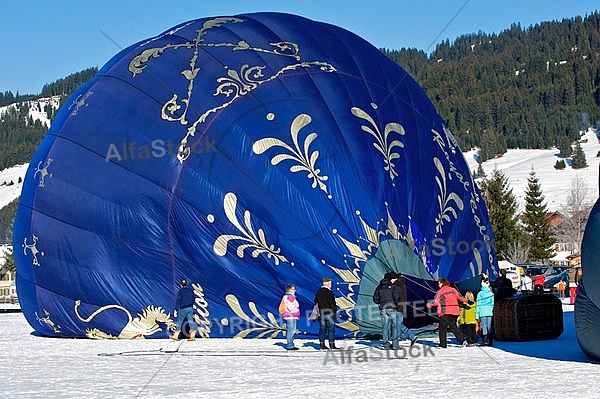 2010-01-23 Hot air balloon festival in the Tannheim Valley, Austria