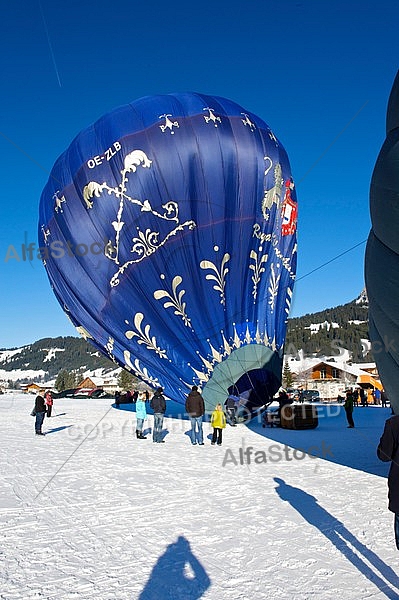 2010-01-23 Hot air balloon festival in the Tannheim Valley, Austria