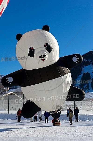 2010-01-23 Hot air balloon festival in the Tannheim Valley, Austria