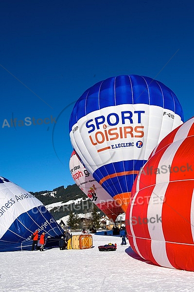 2010-01-23 Hot air balloon festival in the Tannheim Valley, Austria