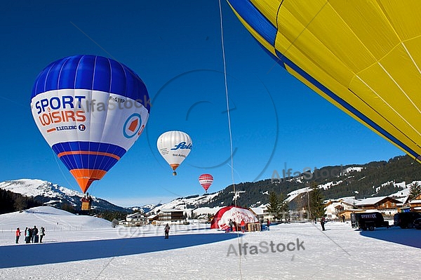 2010-01-23 Hot air balloon festival in the Tannheim Valley, Austria