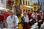 2011-09-03-04 Kaiser Maximilen 1. Festumzüge, Füssen, Bavaria, Germany