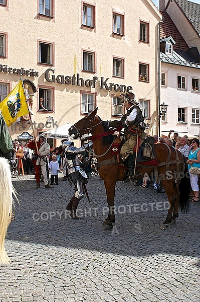 2011-09-03-04 Kaiser Maximilen 1. Festumzüge, Füssen, Bavaria, Germany