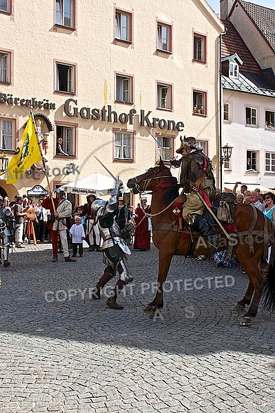 2011-09-03-04 Kaiser Maximilen 1. Festumzüge, Füssen, Bavaria, Germany