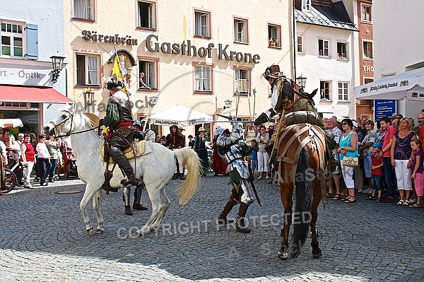 2011-09-03-04 Kaiser Maximilen 1. Festumzüge, Füssen, Bavaria, Germany