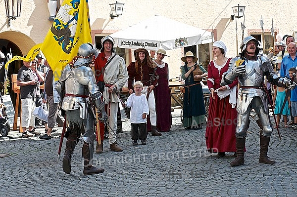 2011-09-03-04 Kaiser Maximilen 1. Festumzüge, Füssen, Bavaria, Germany