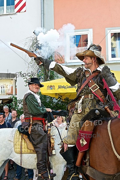 2011-09-03-04 Kaiser Maximilen 1. Festumzüge, Füssen, Bavaria, Germany