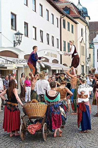 2011-09-03-04 Kaiser Maximilen 1. Festumzüge, Füssen, Bavaria, Germany