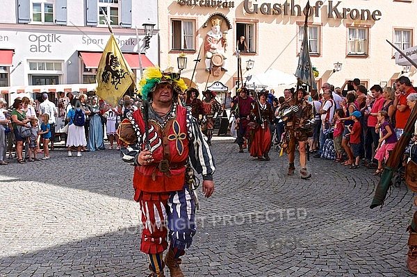 2011-09-03-04 Kaiser Maximilen 1. Festumzüge, Füssen, Bavaria, Germany