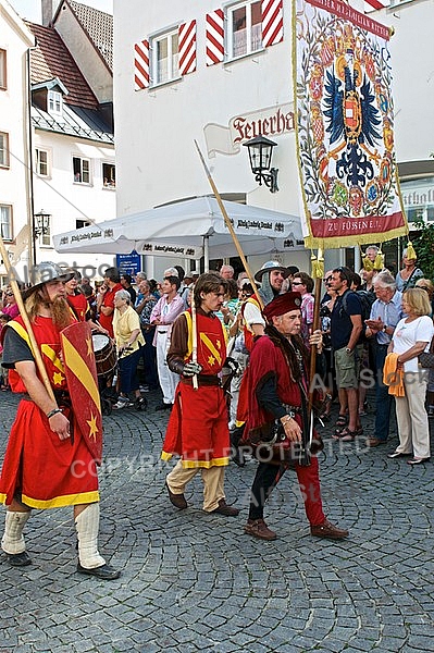 2011-09-03-04 Kaiser Maximilen 1. Festumzüge, Füssen, Bavaria, Germany