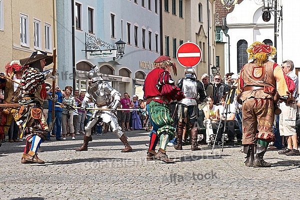 2011-09-03-04 Kaiser Maximilen 1. Festumzüge, Füssen, Bavaria, Germany