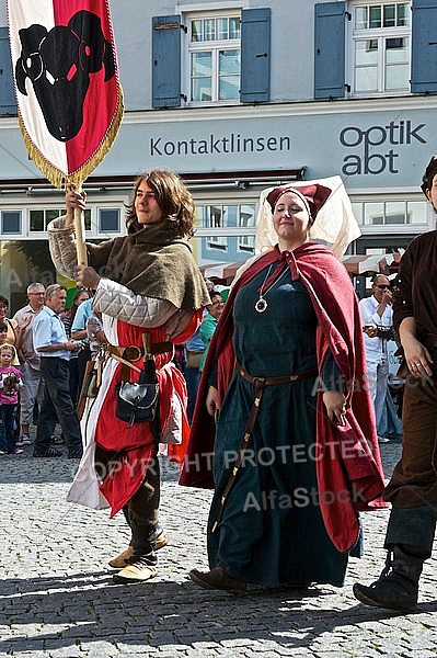 2011-09-03-04 Kaiser Maximilen 1. Festumzüge, Füssen, Bavaria, Germany