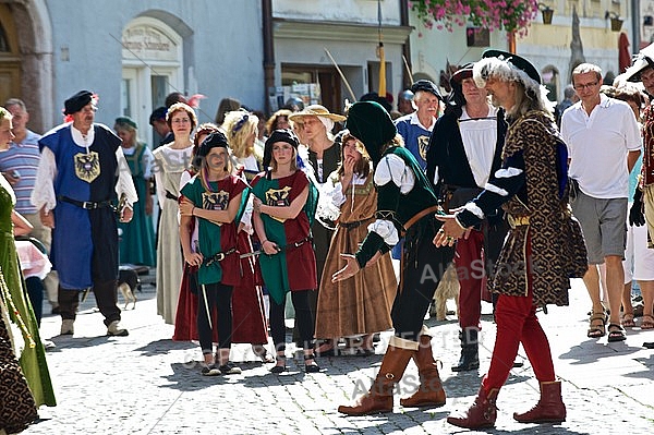 2011-09-03-04 Kaiser Maximilen 1. Festumzüge, Füssen, Bavaria, Germany