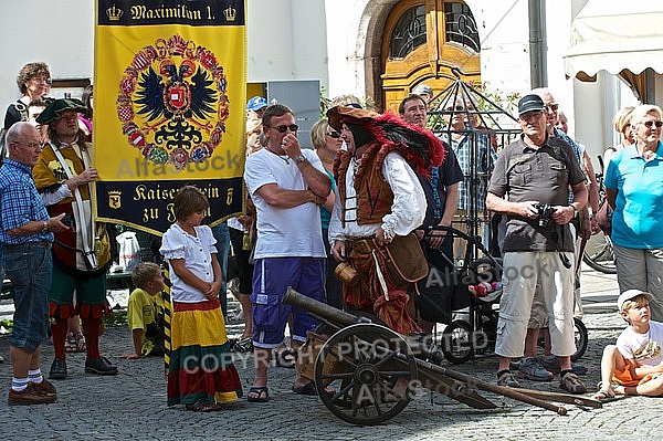 2011-09-03-04 Kaiser Maximilen 1. Festumzüge, Füssen, Bavaria, Germany