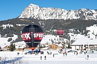 2012-01-15 Hot air balloon festival in the Tannheim Valley, Austria