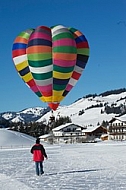 2012-01-15 Hot air balloon festival in the Tannheim Valley, Austria