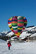 2012-01-15 Hot air balloon festival in the Tannheim Valley, Austria