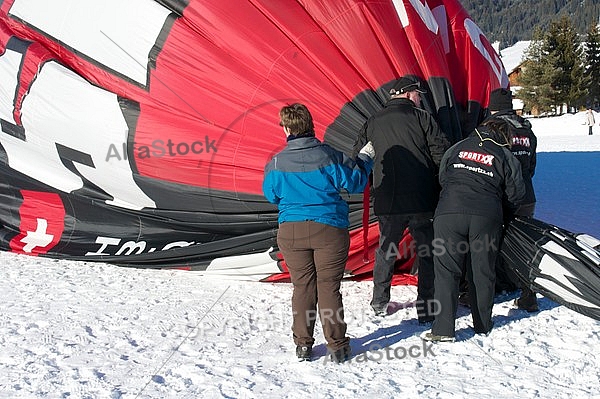 2012-01-15 Hot air balloon festival in the Tannheim Valley, Austria