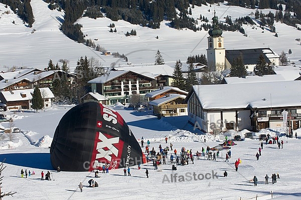 2012-01-15 Hot air balloon festival in the Tannheim Valley, Austria