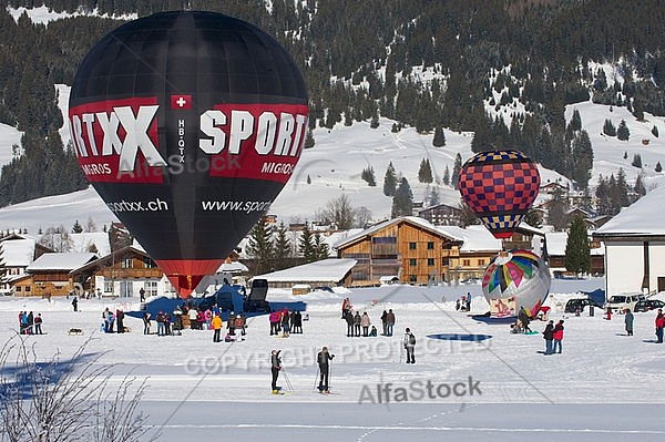 2012-01-15 Hot air balloon festival in the Tannheim Valley, Austria