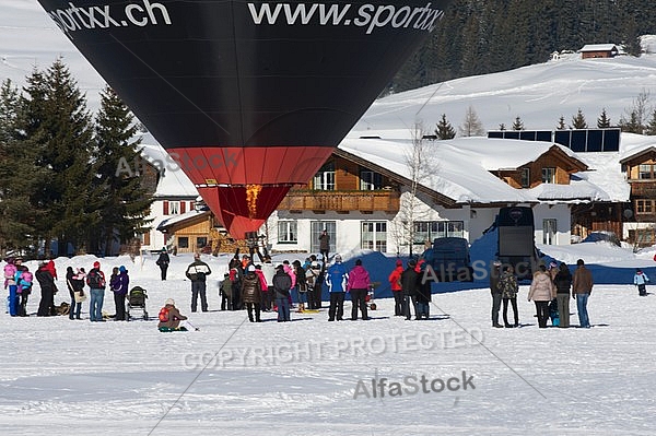 2012-01-15 Hot air balloon festival in the Tannheim Valley, Austria