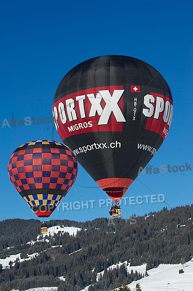 2012-01-15 Hot air balloon festival in the Tannheim Valley, Austria