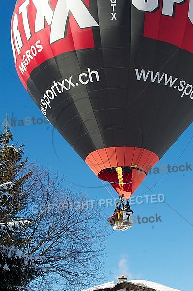 2012-01-15 Hot air balloon festival in the Tannheim Valley, Austria