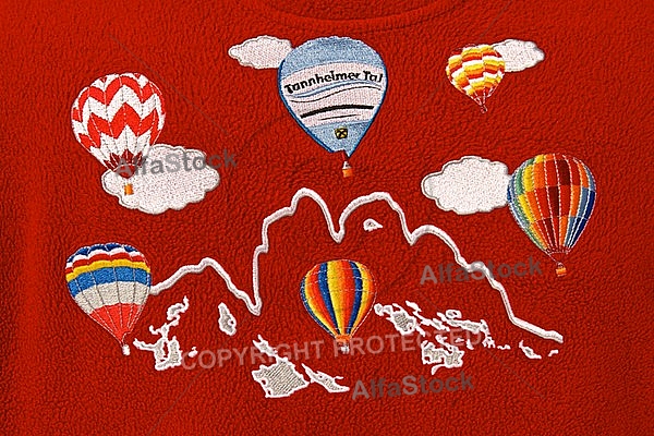 2013-01-20 Hot air balloon festival in the Tannheim Valley, Austria