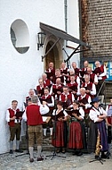 2013-07-21 Platzkonzert - Männerchor, Alphorngruppe, Musikkapelle Eisenberg in Maria Hilf