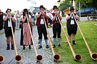 2013-07-21 Platzkonzert - Männerchor, Alphorngruppe, Musikkapelle Eisenberg in Maria Hilf