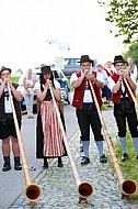 2013-07-21 Platzkonzert - Männerchor, Alphorngruppe, Musikkapelle Eisenberg in Maria Hilf