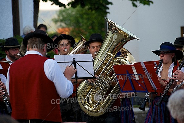 2013-07-21 Platzkonzert - Männerchor, Alphorngruppe, Musikkapelle Eisenberg in Maria Hilf