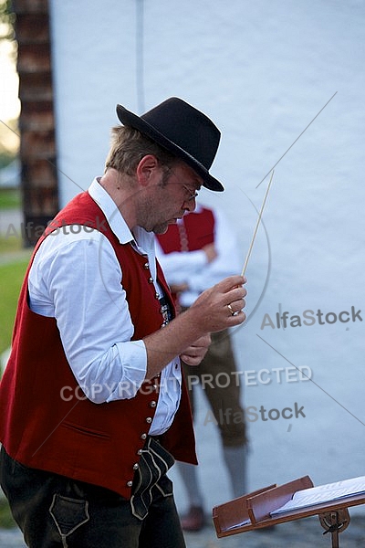 2013-07-21 Platzkonzert - Männerchor, Alphorngruppe, Musikkapelle Eisenberg in Maria Hilf