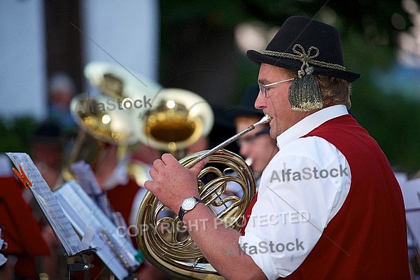 2013-07-21 Platzkonzert - Männerchor, Alphorngruppe, Musikkapelle Eisenberg in Maria Hilf