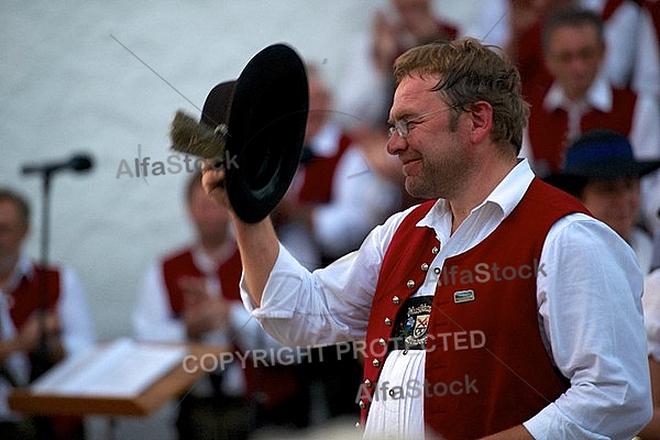 2013-07-21 Platzkonzert - Männerchor, Alphorngruppe, Musikkapelle Eisenberg in Maria Hilf