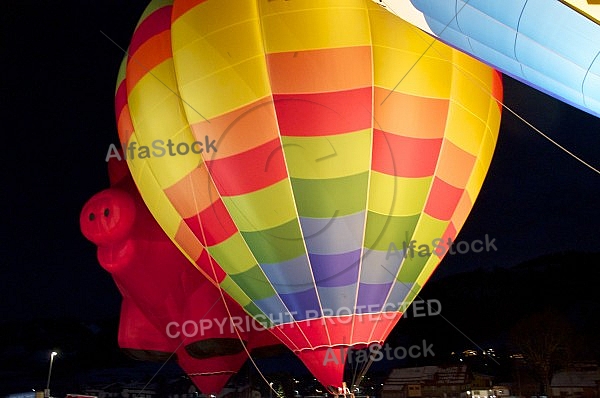 2014-01-15 Hot air balloon festival in the Tannheim Valley, Austria