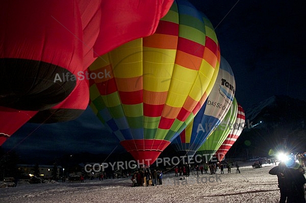 2014-01-15 Hot air balloon festival in the Tannheim Valley, Austria