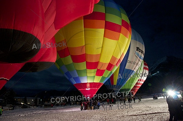 2014-01-15 Hot air balloon festival in the Tannheim Valley, Austria