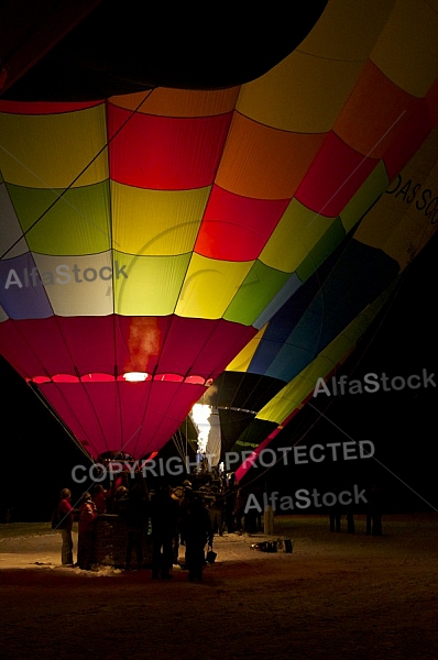 2014-01-15 Hot air balloon festival in the Tannheim Valley, Austria