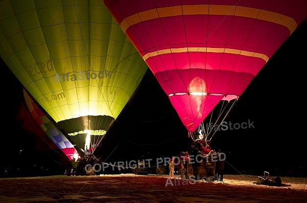 2014-01-15 Hot air balloon festival in the Tannheim Valley, Austria